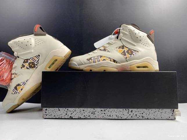 6 Brown Sail Jordan Retro AIR Quai54 (2020) CZ4152-100 0812